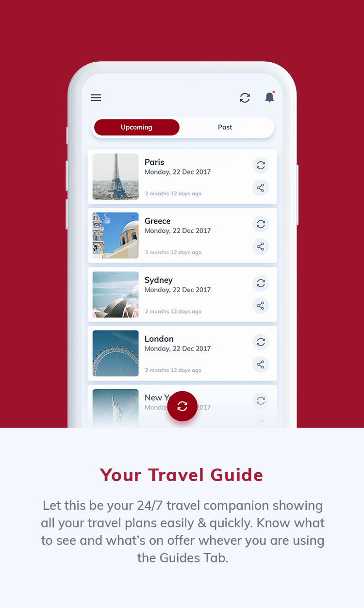 travel document storage app